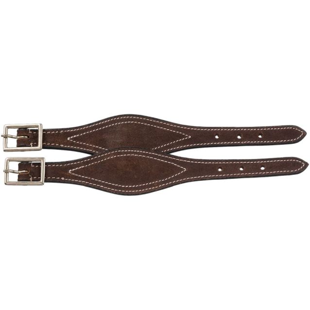Tough 1 Shaped Leather Stirrup Hobble Straps