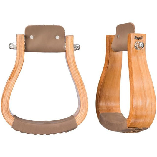 Tough 1 Oak Western Stirrups