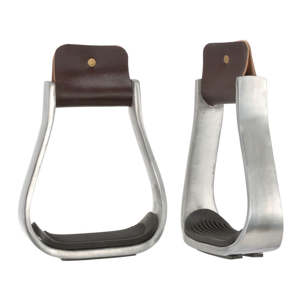 Tough 1 Aluminum Stirrups with Rubber Pad