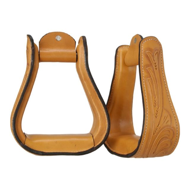 Royal King Embossed Leather Stirrup