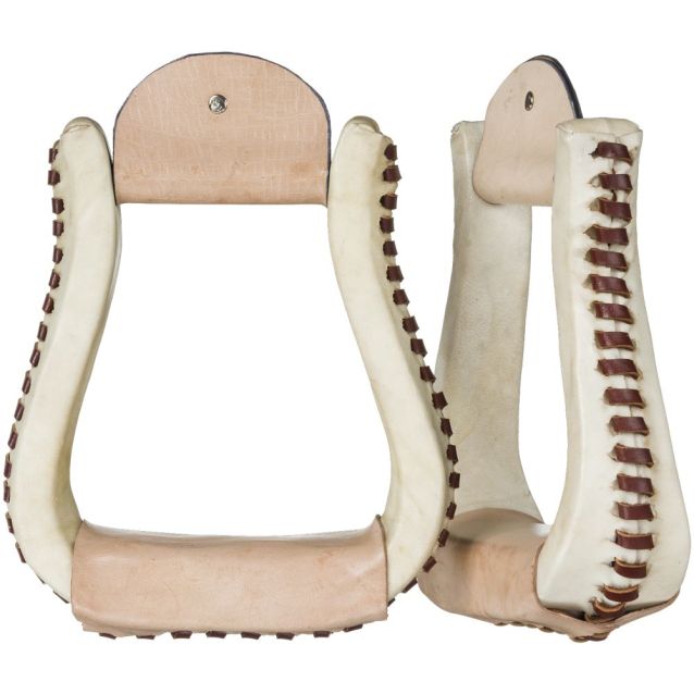 Royal King Rawhide Laced Bell Stirrups