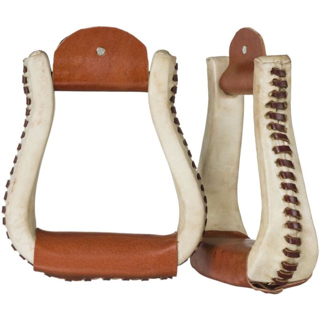 Royal King Rawhide Laced Bell Stirrups