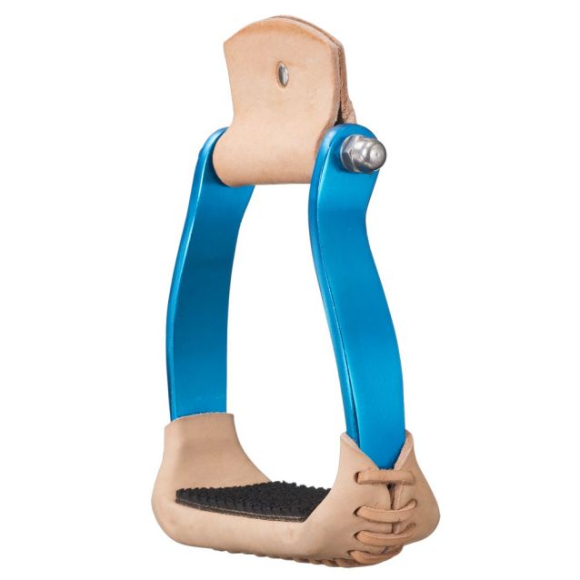 Royal King Colored Aluminum Stirrup with Grip Tread