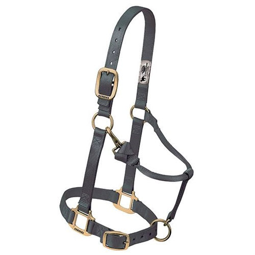 Weaver Adjustable Chin Throat Snap Halter 3/4" Weanling/Pony