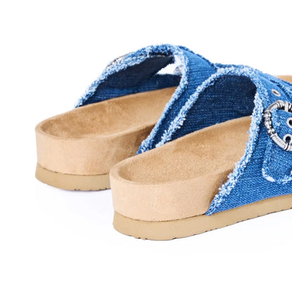 Minnetonka Georgine Blue Denim