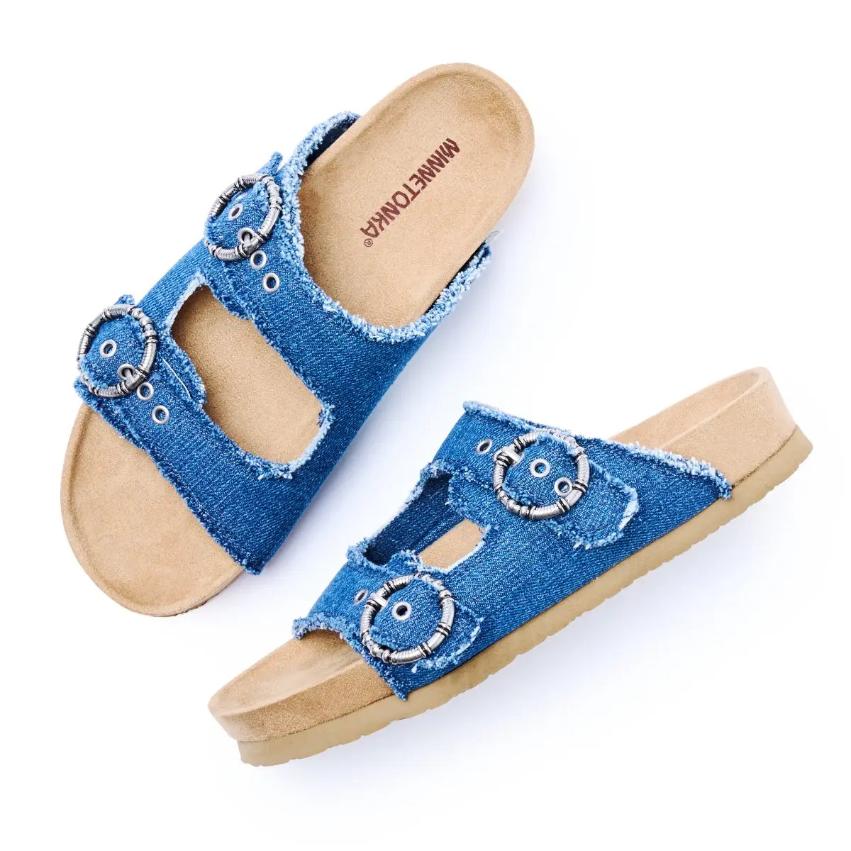 Minnetonka Georgine Blue Denim