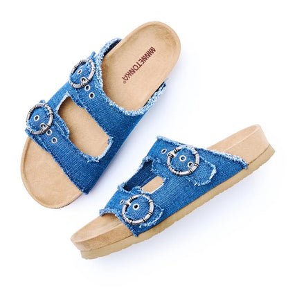 Minnetonka Georgine Blue Denim
