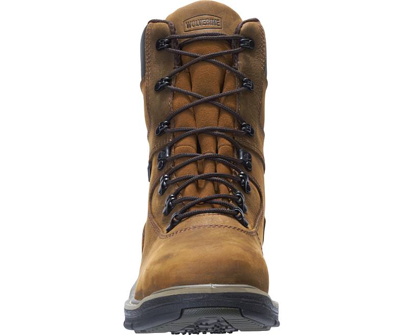 Wolverine Marauder Brown 8" Steel Toe Waterproof EH 400G