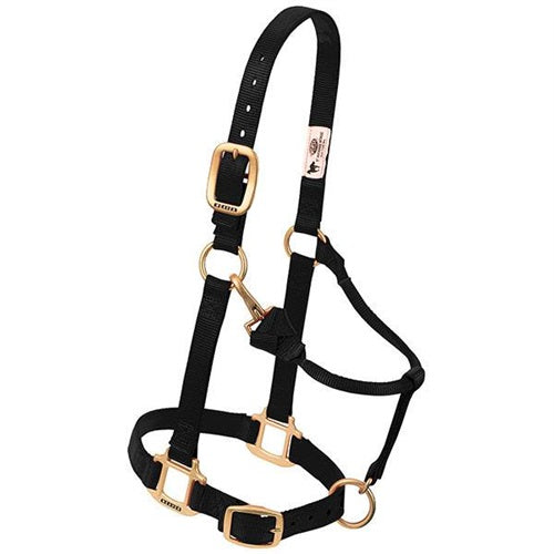 Weaver Adjustable Chin Throat Snap Halter 3/4" Weanling/Pony
