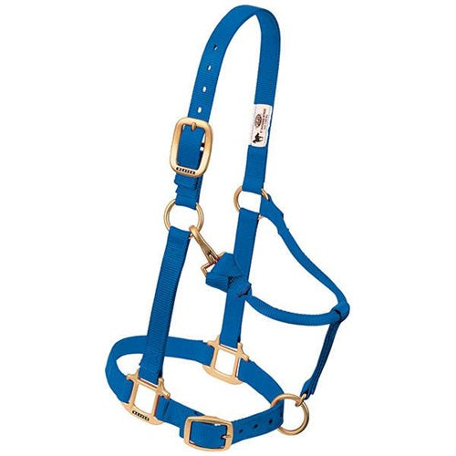 Weaver Adjustable Chin Throat Snap Halter 3/4" Weanling/Pony
