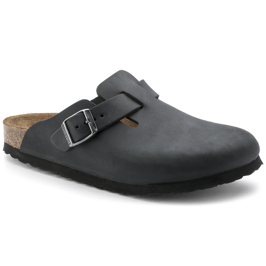 Birkenstock Boston Black Oil R