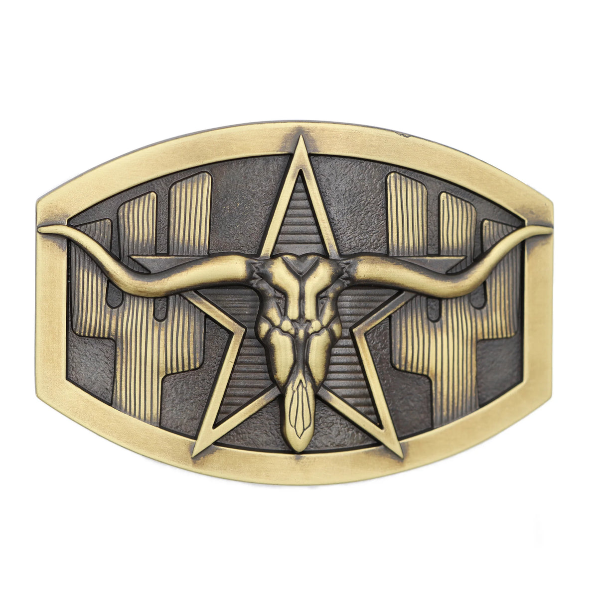 AndWest Saguaro Cactus Longhorn Buckle