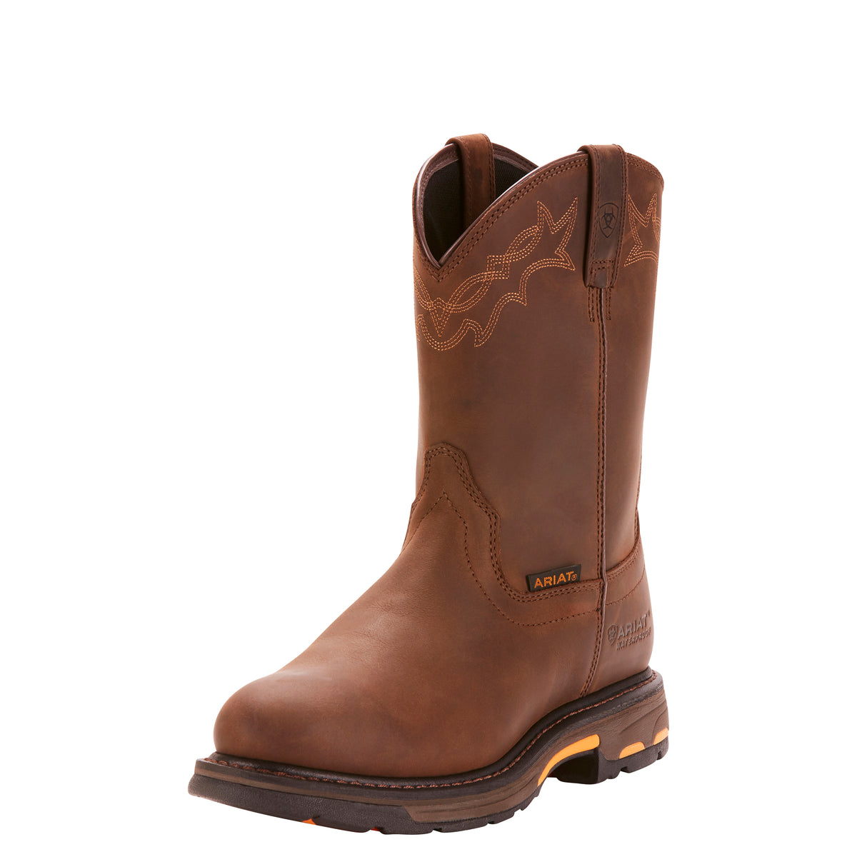 Ariat Workhog Oily Distressed Brown Waterproof EH