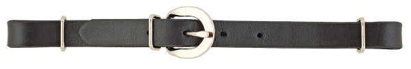 Weaver Straight Bridle Leather Black Curb Strap