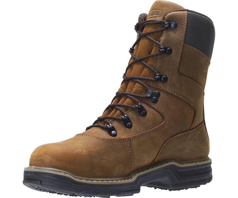 Wolverine Marauder Brown 8" Steel Toe Waterproof EH 400G