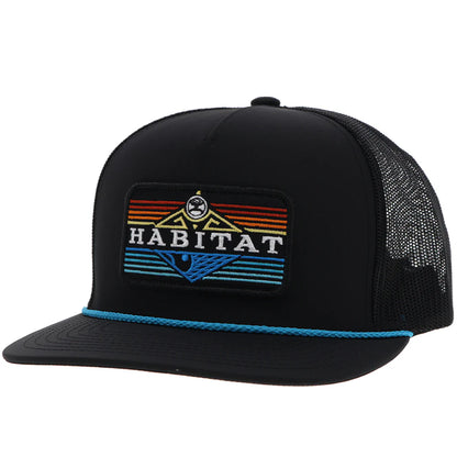Hooey Habitat Rainbow Logo Black