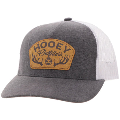 Hooey Outfitters Hat Black/White with Brown Patch