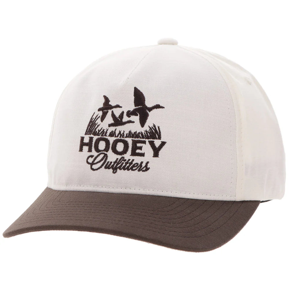 Hooey Decoy Hat Cream with Brown Logo