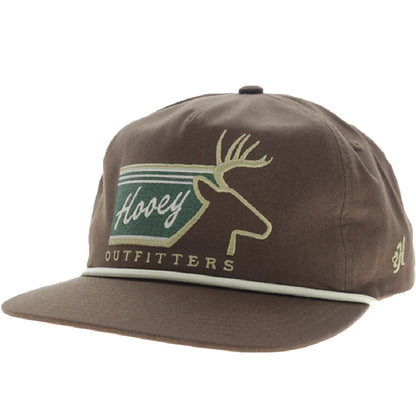 Hooey Carrizo 5-Panel Full Surround Hat Brown