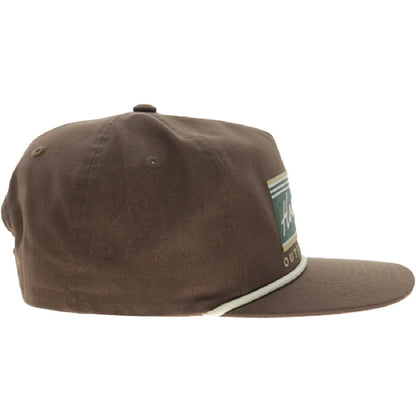 Hooey Carrizo 5-Panel Full Surround Hat Brown