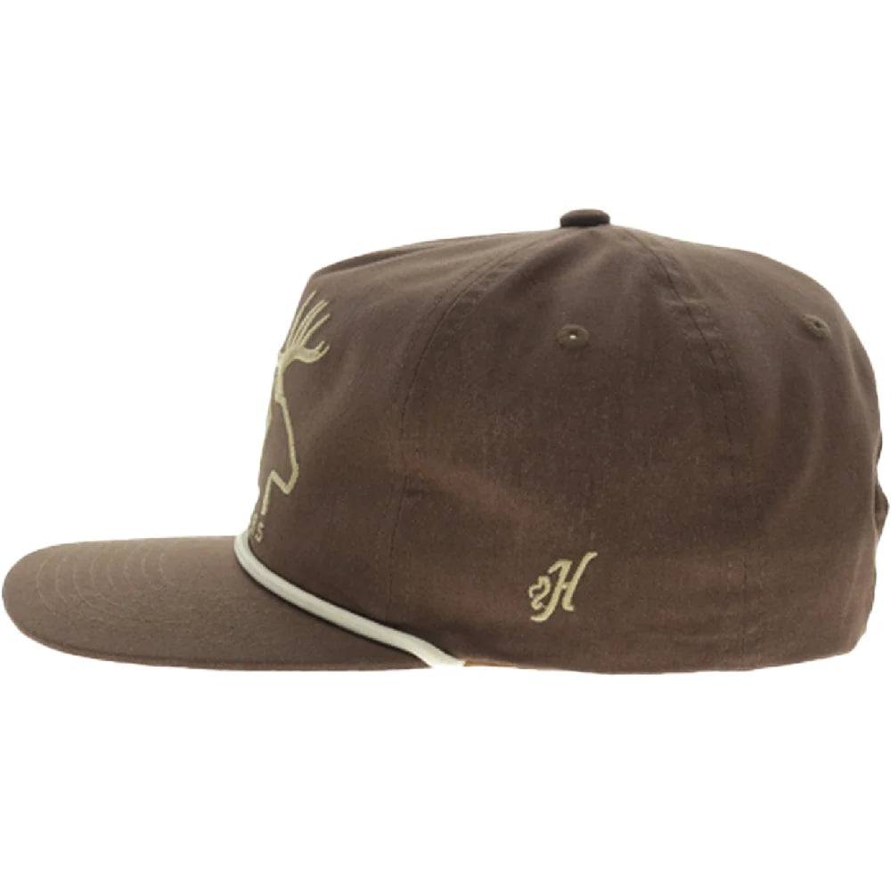 Hooey Carrizo 5-Panel Full Surround Hat Brown