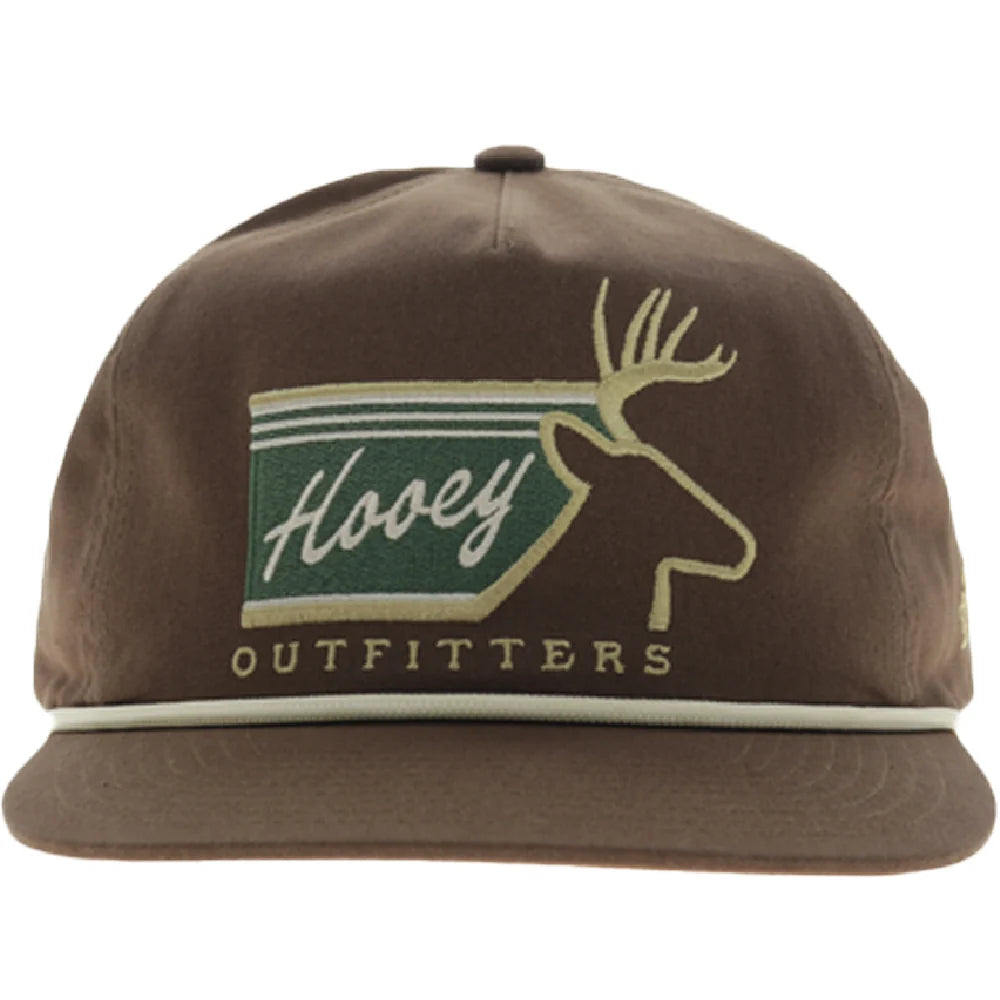 Hooey Carrizo 5-Panel Full Surround Hat Brown