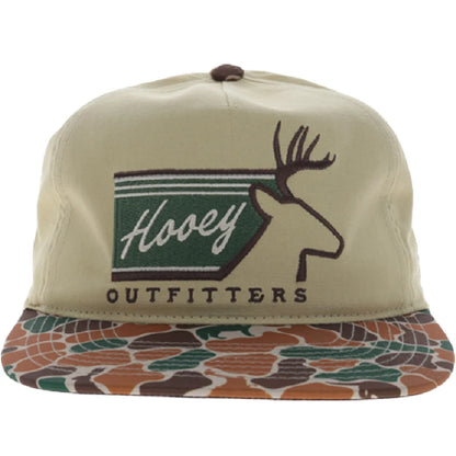 Hooey Carrizo 5-Panel Full Surround Hat Tan/Camo