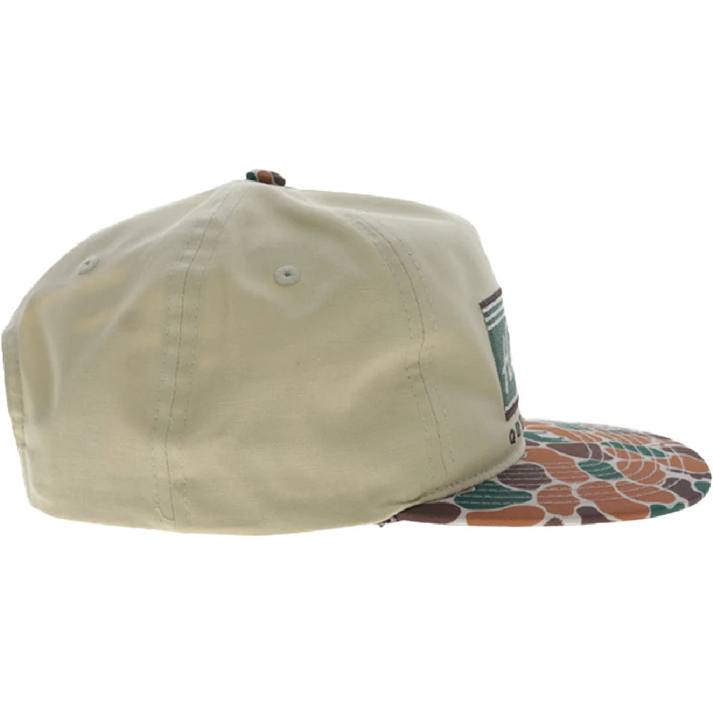 Hooey Carrizo 5-Panel Full Surround Hat Tan/Camo