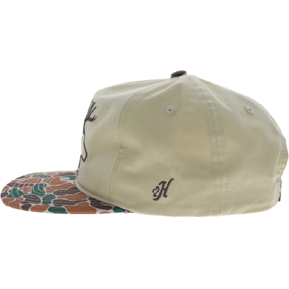 Hooey Carrizo 5-Panel Full Surround Hat Tan/Camo
