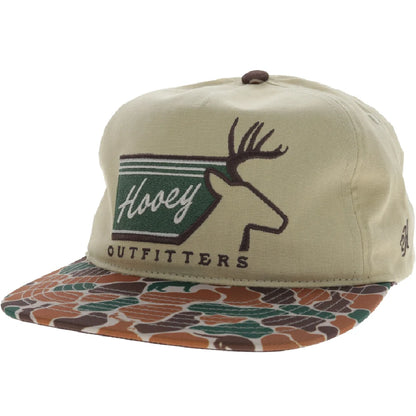Hooey Carrizo 5-Panel Full Surround Hat Tan/Camo