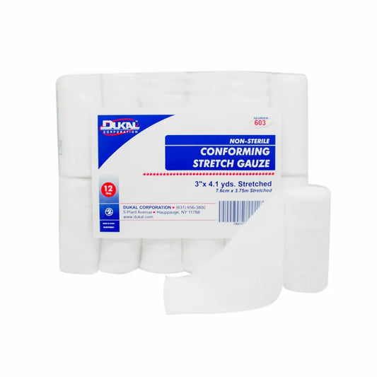 Non-Sterile Conforming Stretch Gauze 3 in