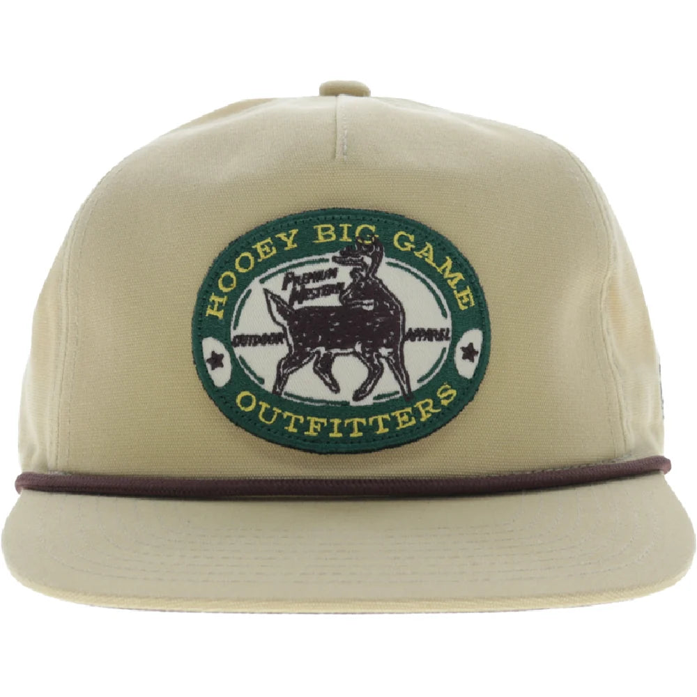 Hooey Big Game 5-Panel Full Surround Hat Tan