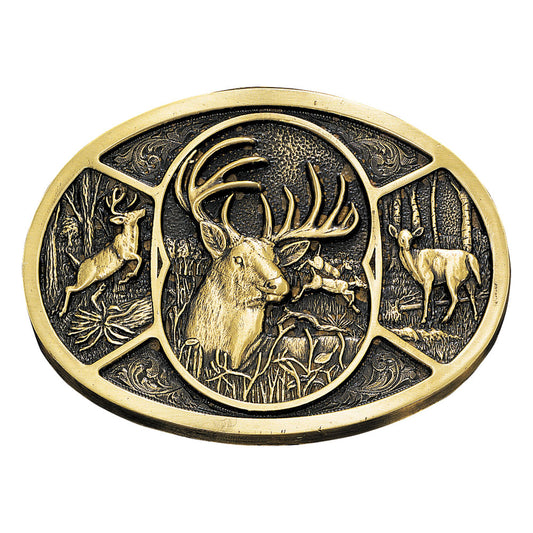 Attitude Deer Heritage Belt Buckle
