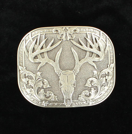 Nocona Deer Skull Belt Buckle