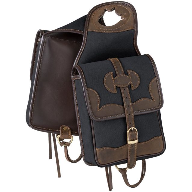 Tough 1 Canvas and Leather Horn Bag