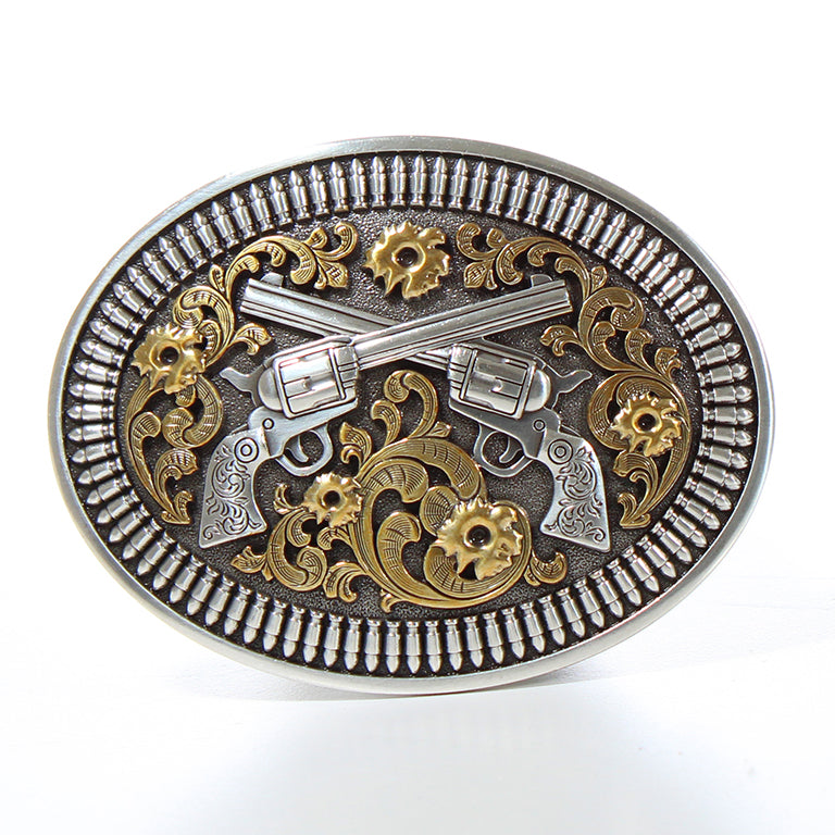 Nocona Revolvers Belt Buckle