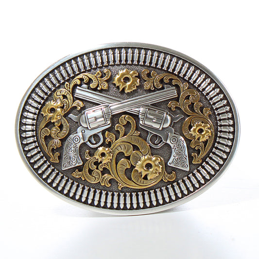 Nocona Revolvers Belt Buckle