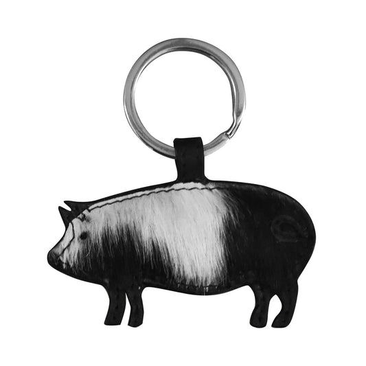 ili NY Pig Key Fob Haircalf