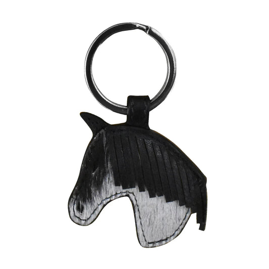 ili NY Horse Head Key Fob Haircalf