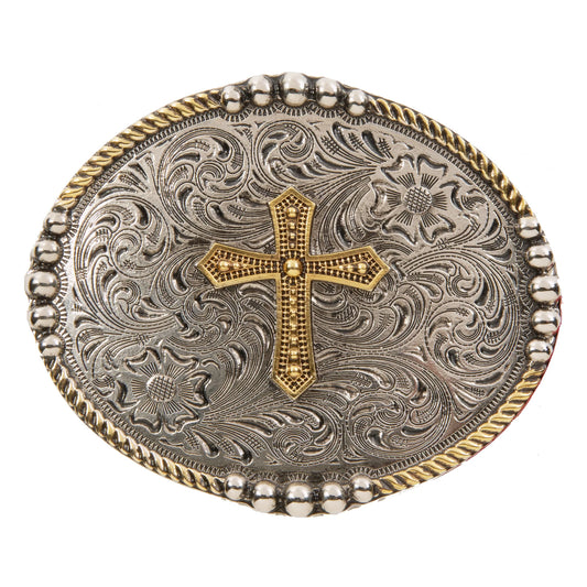 Andwest Bead and Rope Edge with Cross Buckle