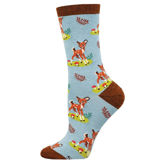 Socksmith Bamboo Oh Deer You're Cute Blue