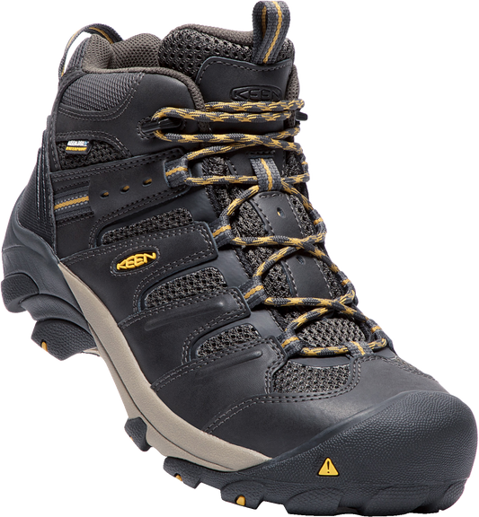 Keen Lansing Mid Raven/Tawny Olive Steel Toe Waterproof EH