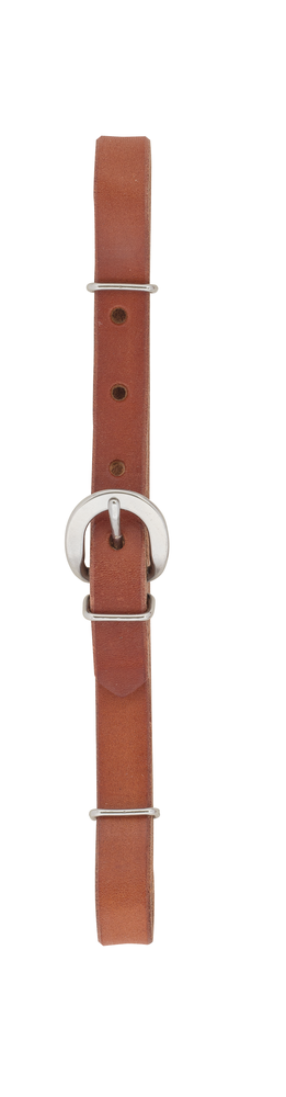 Weaver Straight Leather Curb Strap Canyon Rose