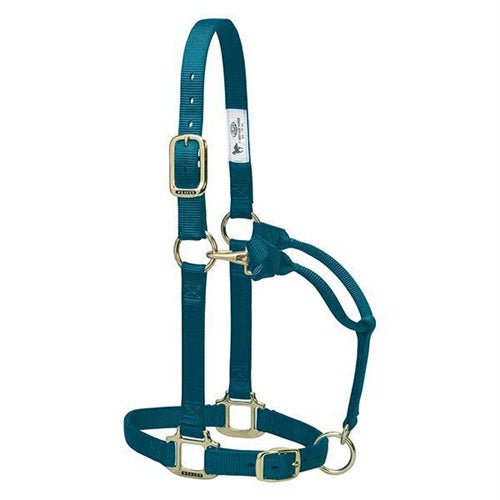 Weaver Adjustable Chin Throat Snap Halter 3/4" Weanling/Pony