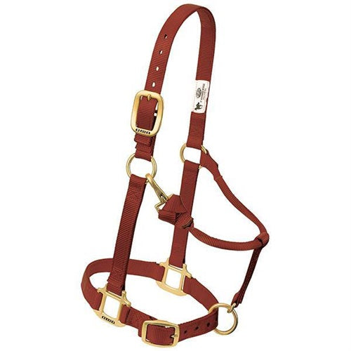 Weaver Adjustable Chin Throat Snap Halter 3/4" Weanling/Pony