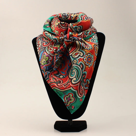 MF Bright Floral Multi Wild Rag