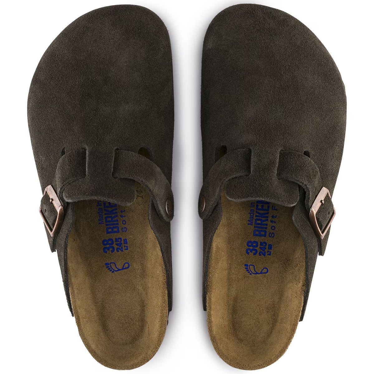 Birkenstock Boston Mocha Suede SFB R