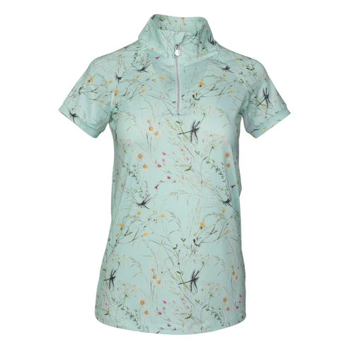 Dapplebay Dragonfly Meadow 1/4 Zip SS Riding Top