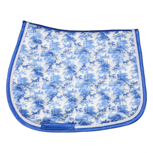 Dapplebay Equestrian Toile Jump Saddle Pad