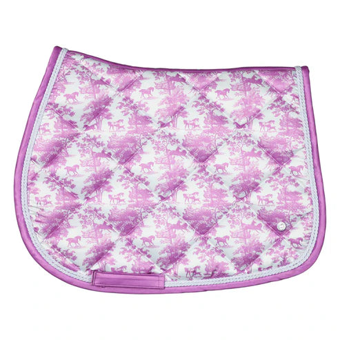 Dapplebay Equestrian Toile Jump Saddle Pad